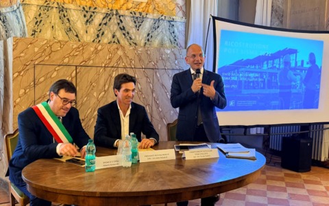 Castelli a Cagli: “Ricostruzione finanziata e procedure in accelerazione nel Pesarese”