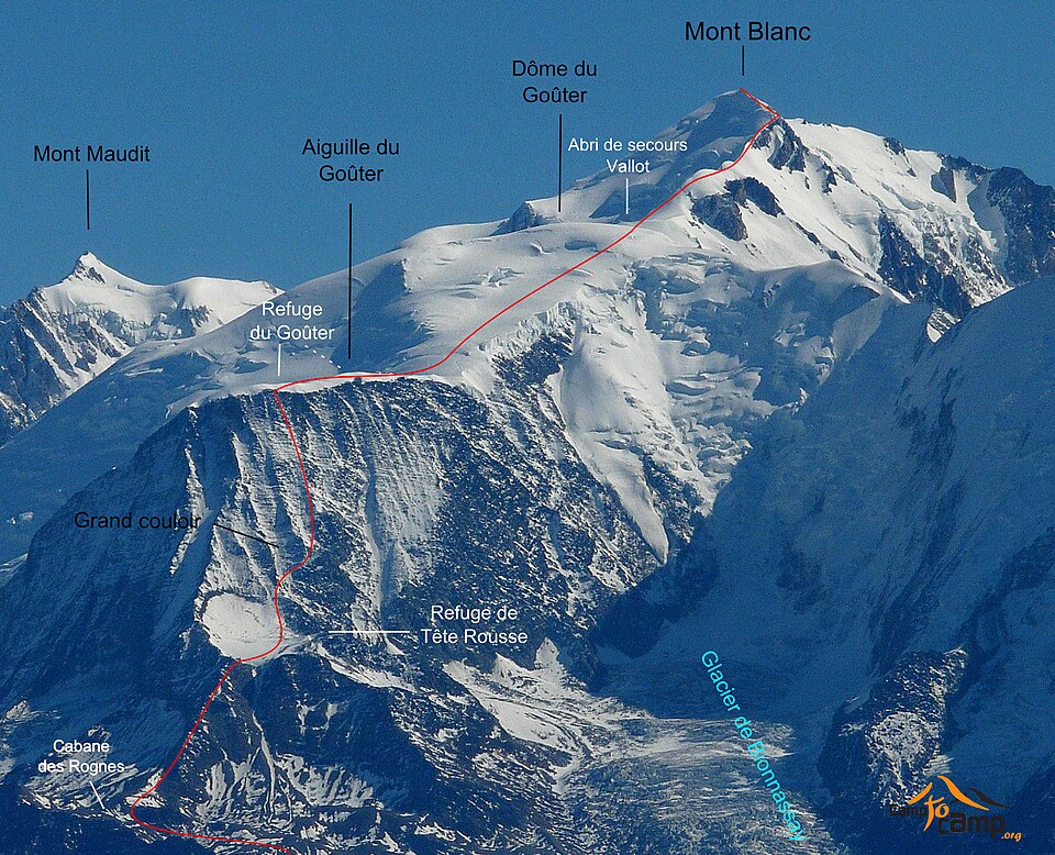 Chiusi i rifugi Tête Rousse e Goûter sul Monte Bianco