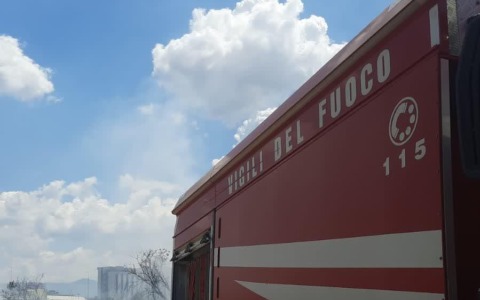 Incendio in un appartamento di via Ostiense
