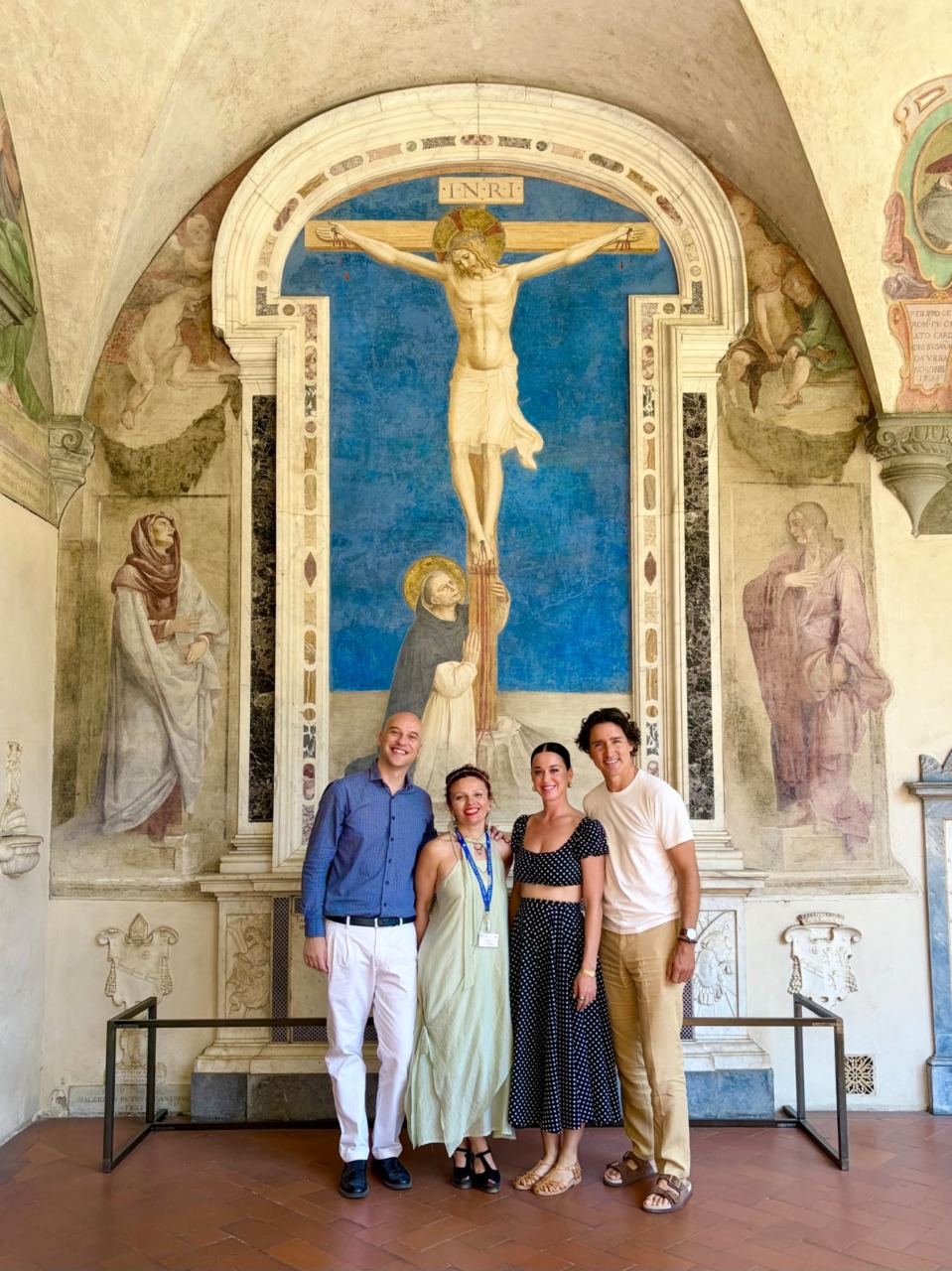 Katy Perry e Justin Trudeau al Museo di San Marco