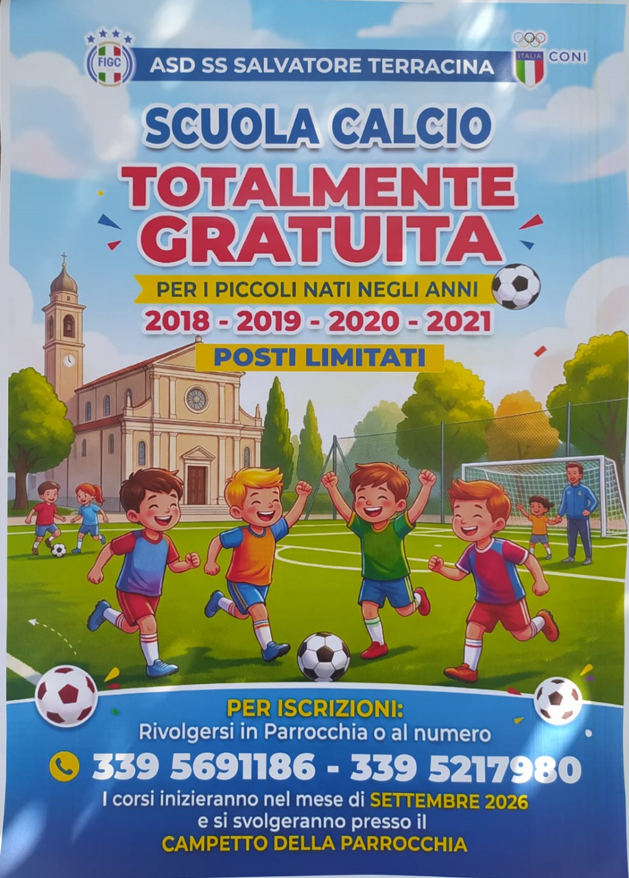 La Scuola Calcio torna alle origini con l’oratorio. Nasce l’ASD SS Salvatore. Attività gratuita