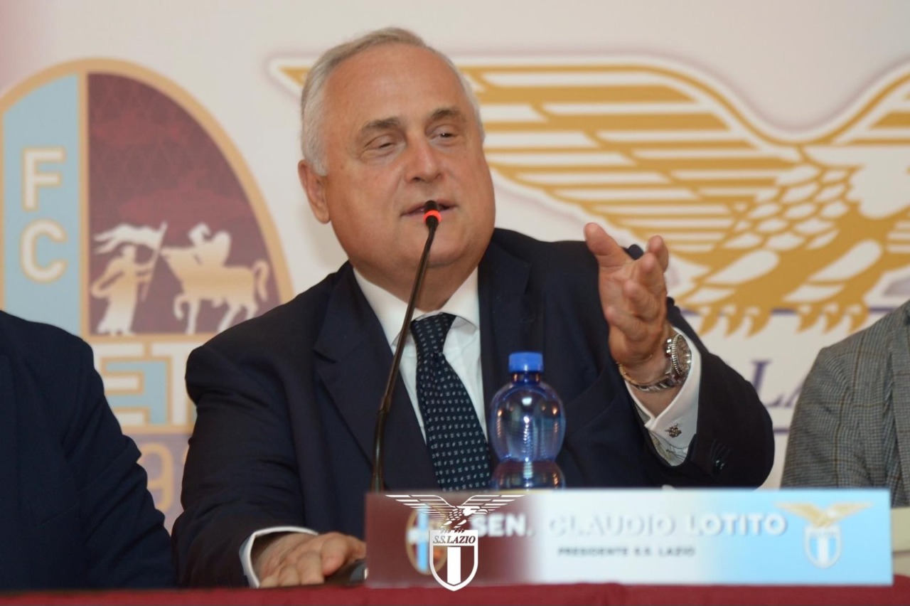 Lazio, il Presidente Lotito: “Per me non rappresenta solo una squadra, ma una vera fede”