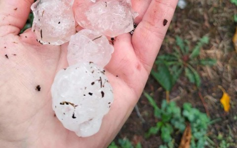 Maltempo in provincia: grossi chicchi di grandine a Piovera, Valenza e Sale