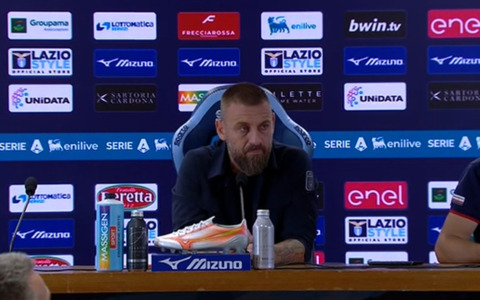 Scontro in conferenza stampa tra De Rossi e il nostro inviato Augusto Sciscione dopo Lazio-Genoa