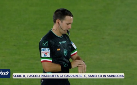 Serie B, l’Ascoli riacciuffa la Carrarese. C, Samb kappao in Sardegna – VIDEO