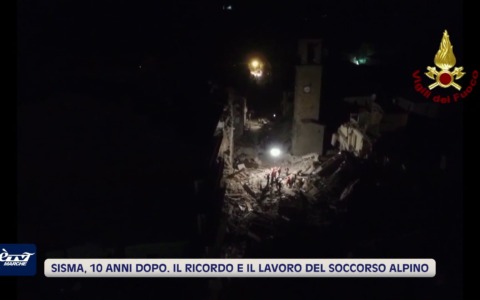 Sisma, 10 anni dopo. Il ricordo e il lavoro del Soccorso alpino e speleologico delle Marche – VIDEO