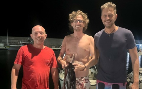 Una super pesca con un totano di ben 7.5 kg