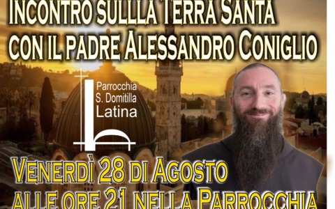 Venerdì 28 agosto incontro con Padre Coniglio