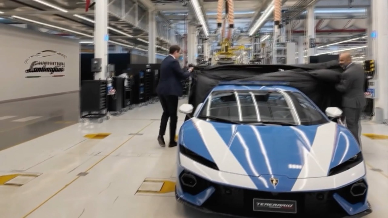 Alla polizia la nuova Temerario della Lamborghini