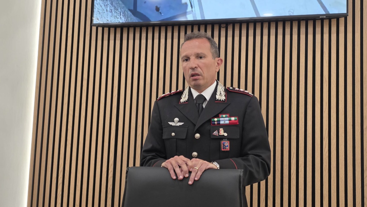 Carabinieri, il saluto del comandante Angelillo