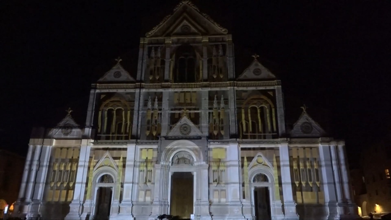 Ecco il nuovo videomapping sulla Basilica di San Petronio