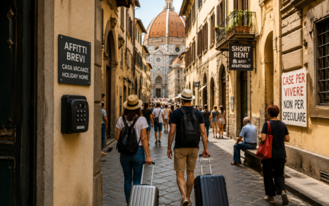 Firenze, affitti brevi: un proprietario su quattro non è fiorentino