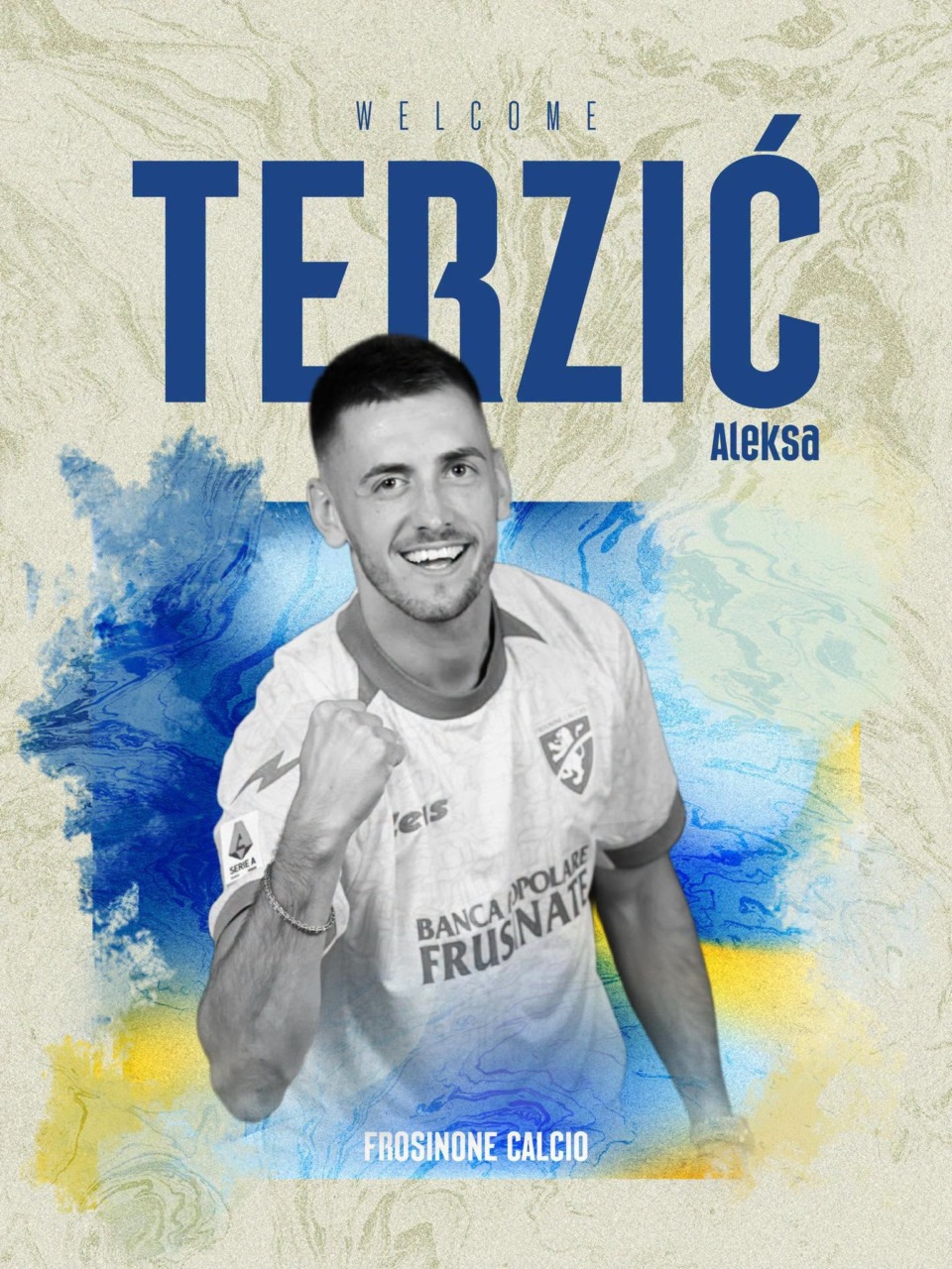 Frosinone, si ferma Aleksa Terzic. Si rivedrà dopo la sosta