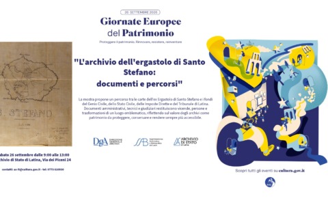 Giornate Europee del Patrimonio 2026, sabato apre al pubblico l’Archivio di Stato