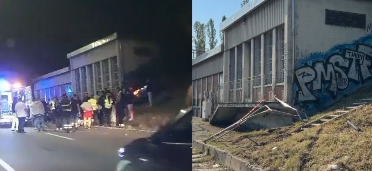 Incidente stradale in viale Togliatti, auto esce di strada e si schianta. Cinque giovani feriti, tre in gravi condizioni