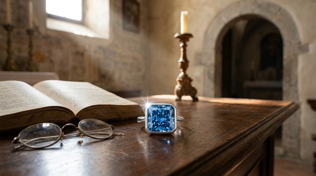 Le ceneri di don Casali diventano un diamante blu