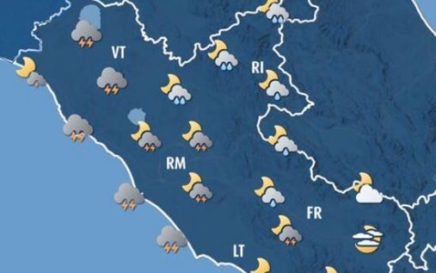 Maltempo, allerta gialla a Roma e provincia