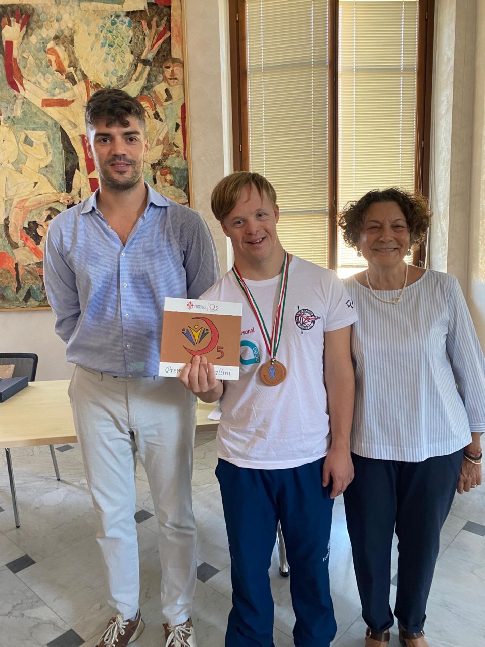 Premio Pallin ad Axel Belig, campione con sindrome di Down