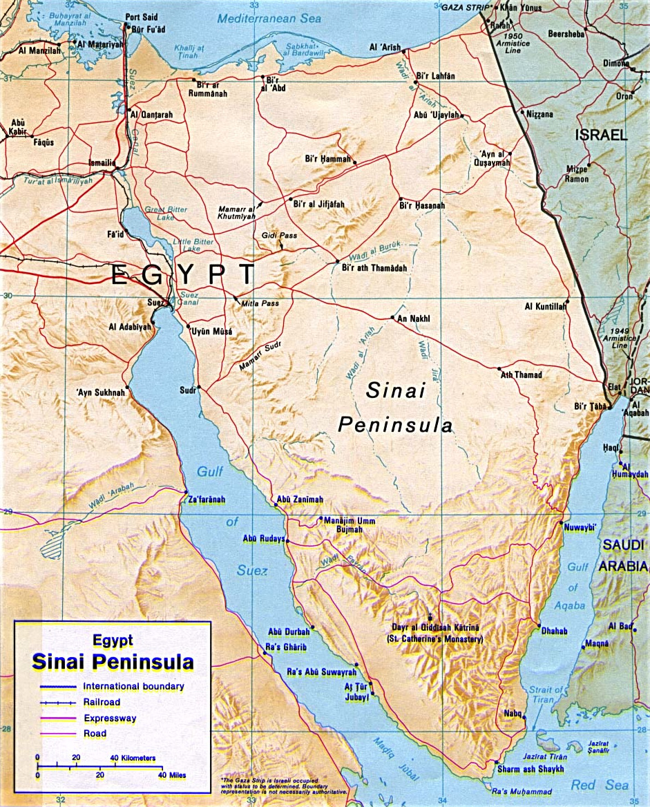 Sedici morti nel ribaltamento di un autobus nel Sinai