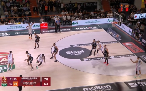 Supercoppa, sconfitta per la Virtus