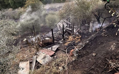 Appicca il fuoco nei campi e perde il controllo delle fiamme: una denuncia