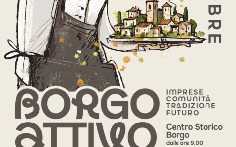 “Borgo attivo 2026”: sabato a Sassoferrato un’intera giornata tra cucina, libri e musica. Special guest Bruno Barbieri