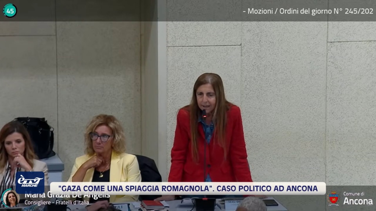 “Gaza come una spiaggia romagnola”. E scoppia il caso politico ad Ancona – VIDEO