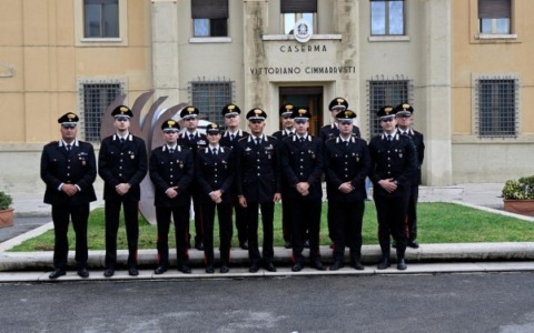 I Marescialli Allievi accolti dal Comandante provinciale dei carabinieri