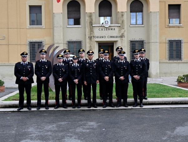 I Marescialli Allievi accolti dal Comandante provinciale dei carabinieri