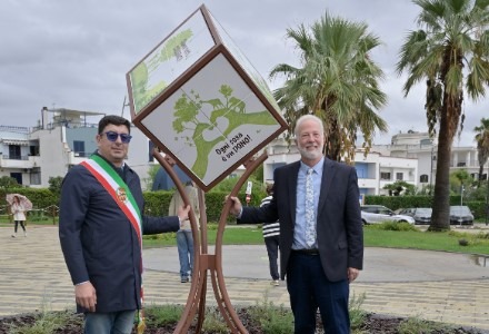 Inaugurata l’opera “Il Dado della Terra”