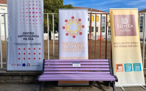 Inaugurate a Spinetta Marengo le “Panchine del Rispetto”