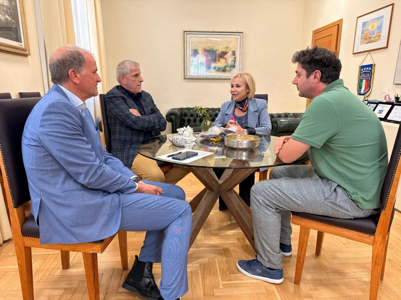 Latina Calcio, primo incontro ufficiale tra il Comune e il nuovo presidente