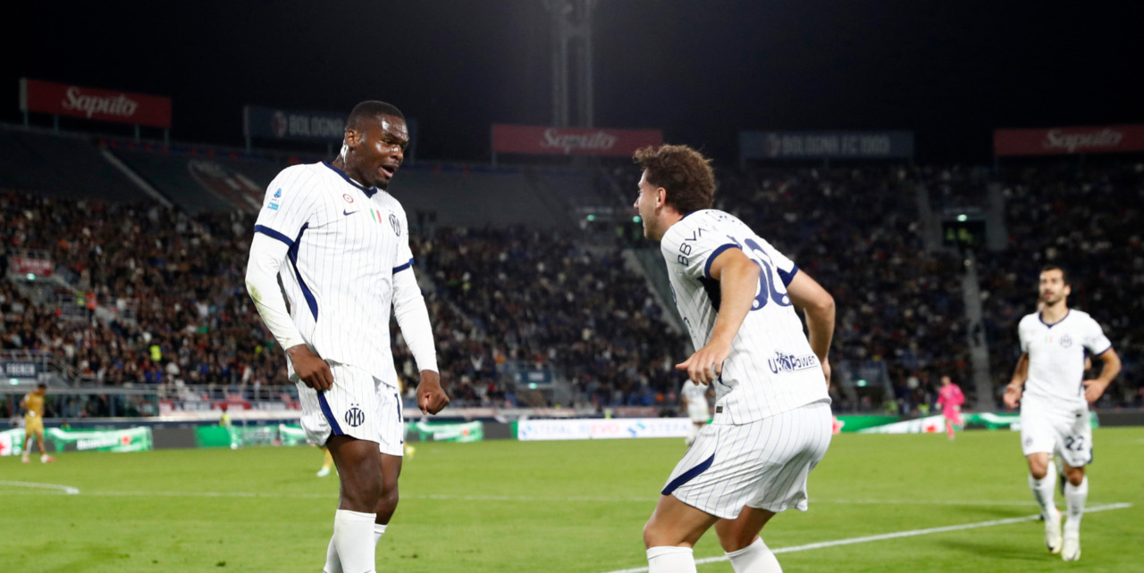 L’Inter rimonta il Bologna e vola a 19 punti