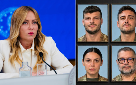 Meloni rende omaggio ai quattro militari morti in Bosnia