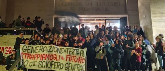 Occupata la facoltà di Lettere e Filosofia alla Sapienza