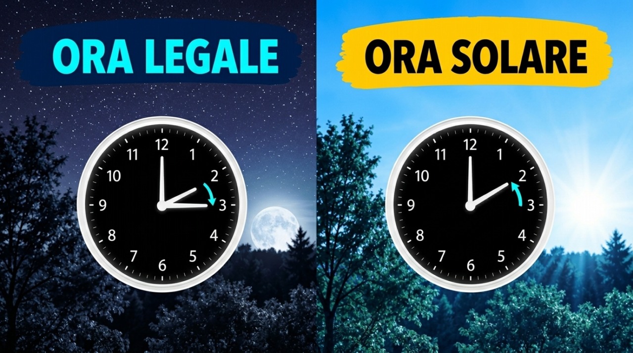 Ora solare, lancette indietro nella notte tra 24 e 25 ottobre