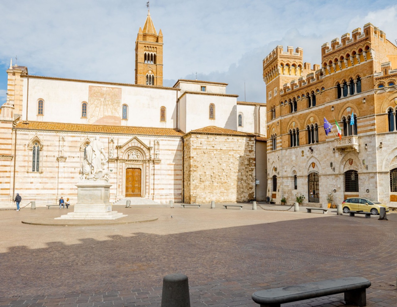 Piazza Nassiriya a Grosseto verso la trasformazione in giardino