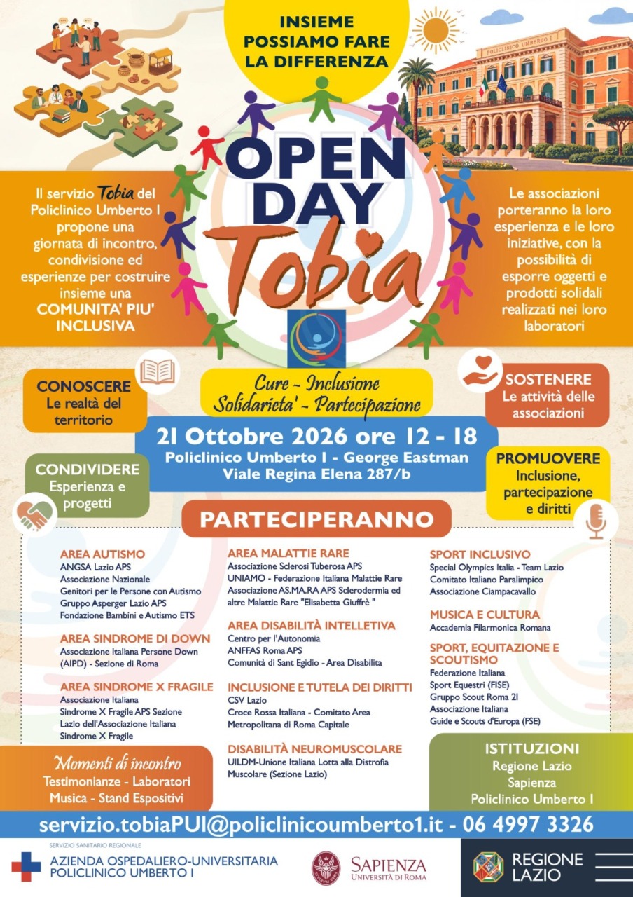 Policlinico Umberto I, un open day per avvicinare le persone con disabilità ai servizi sanitari