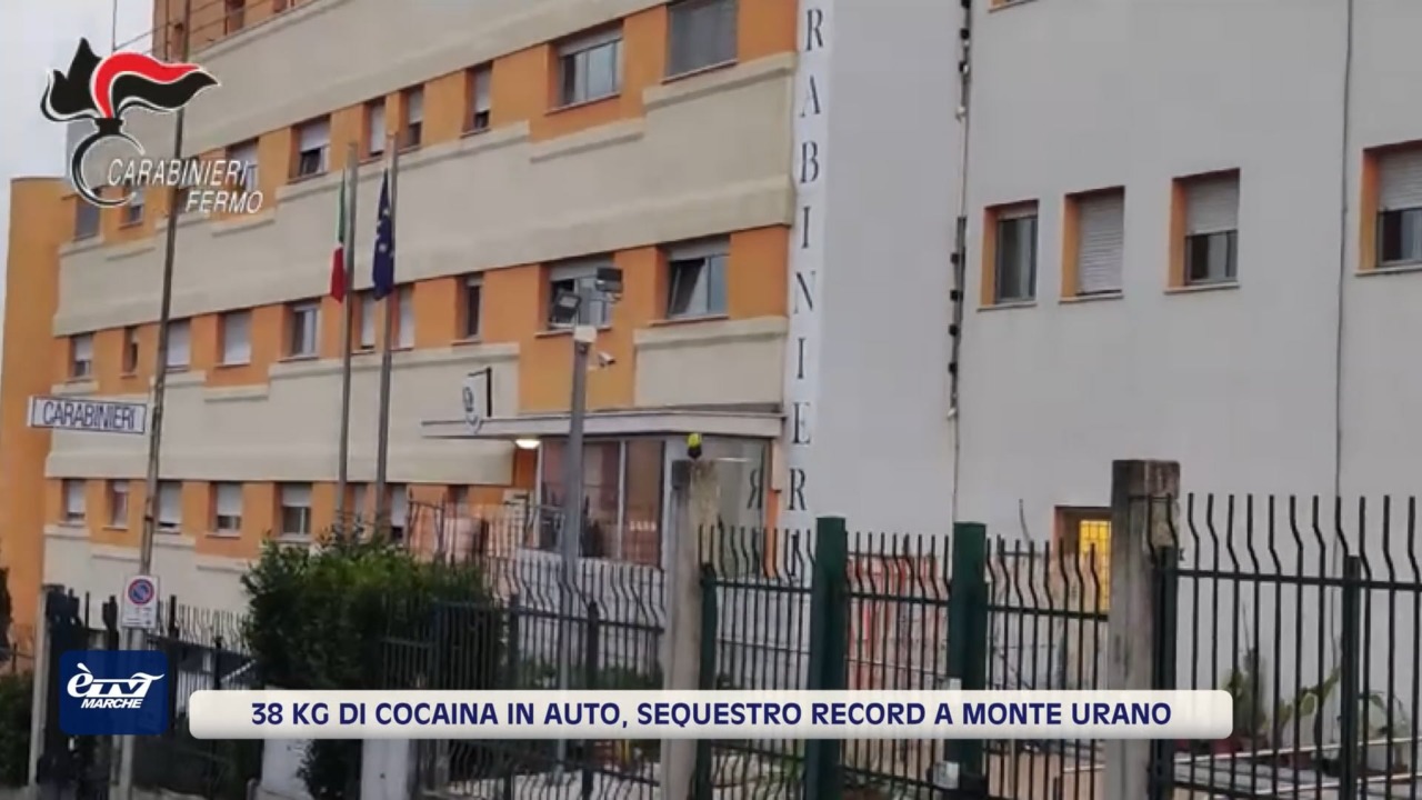 Sequestro record di droga a Monte Urano, 38 kg in auto – VIDEO