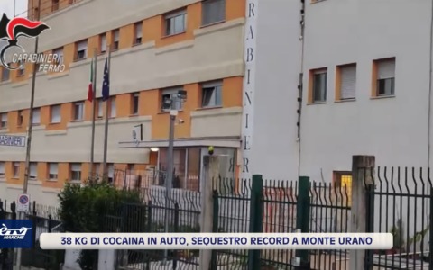 Sequestro record di droga a Monte Urano, 38 kg in auto – VIDEO