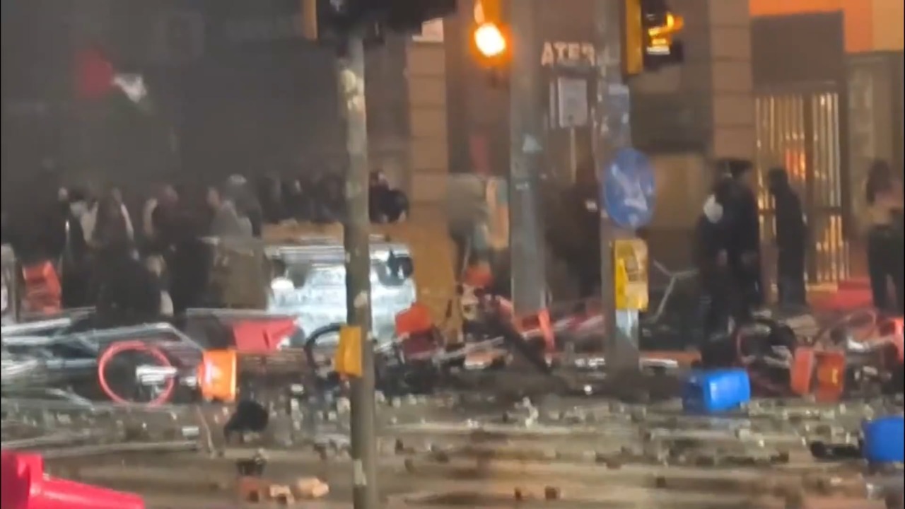 Tutte le misure dopo la manifestazione-devastazione