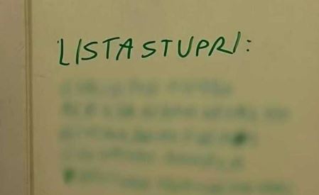 Una “lista stupri” nei bagni del liceo Righi, la denuncia